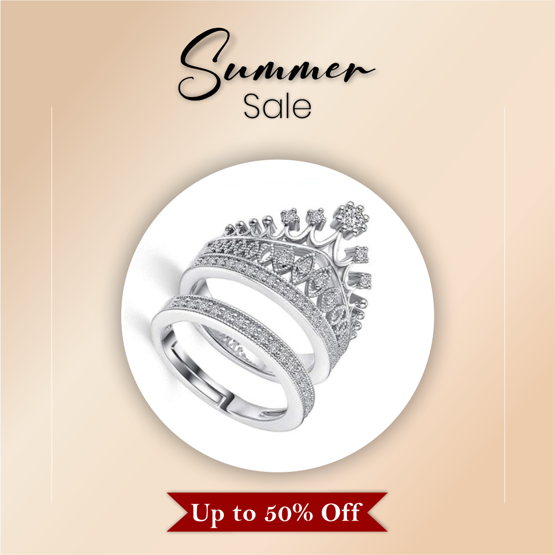 Buy Love Silver Ring at Amazon.in